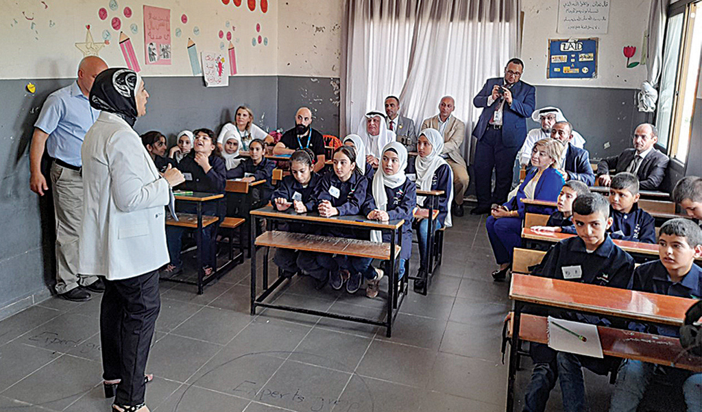 BEIRUT: Classes being carried out at the schools. - KUNA Photos