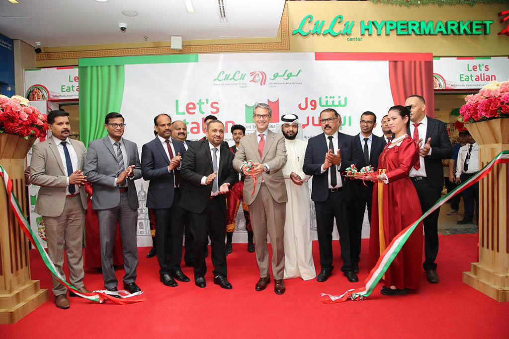 KUWAIT: Italian Ambassador Carlo Baldocci, in the presence of Lulu officials and staff, inaugurates the week long Italian fest at Lulu Hypermarket.