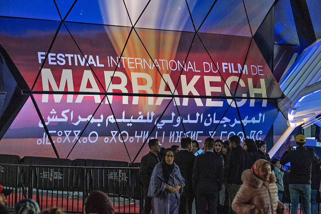 This picture shows the venue in which the 19th Marrakech International Film Festival took place.— AFP photos
