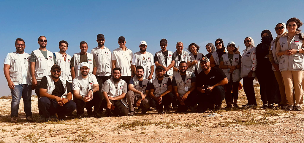 Boubyan delegation’s visit to one of the villages.