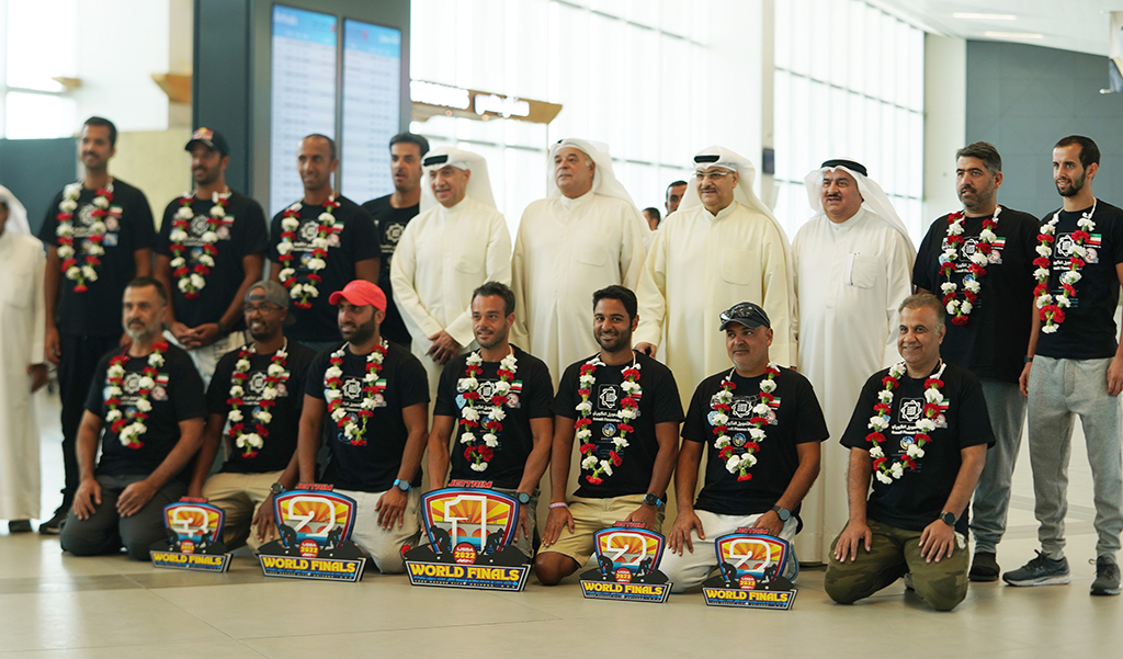 KFH’s team welcomes Kuwait National Jet Ski Team.