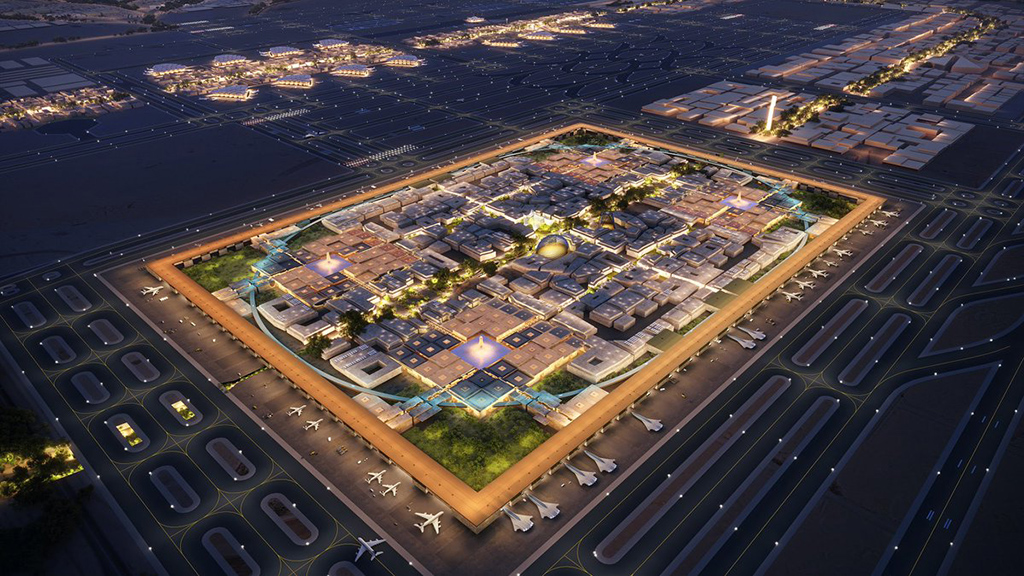 Artist’s impression of the new King Salman International Airport.