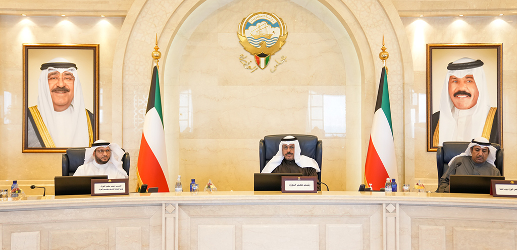 KUWAIT: HH the Prime Minister Sheikh Ahmad Al-Nawaf Al-Sabah chairs the Cabinet’s weekly meeting on Nov 28, 2022. – KUNA