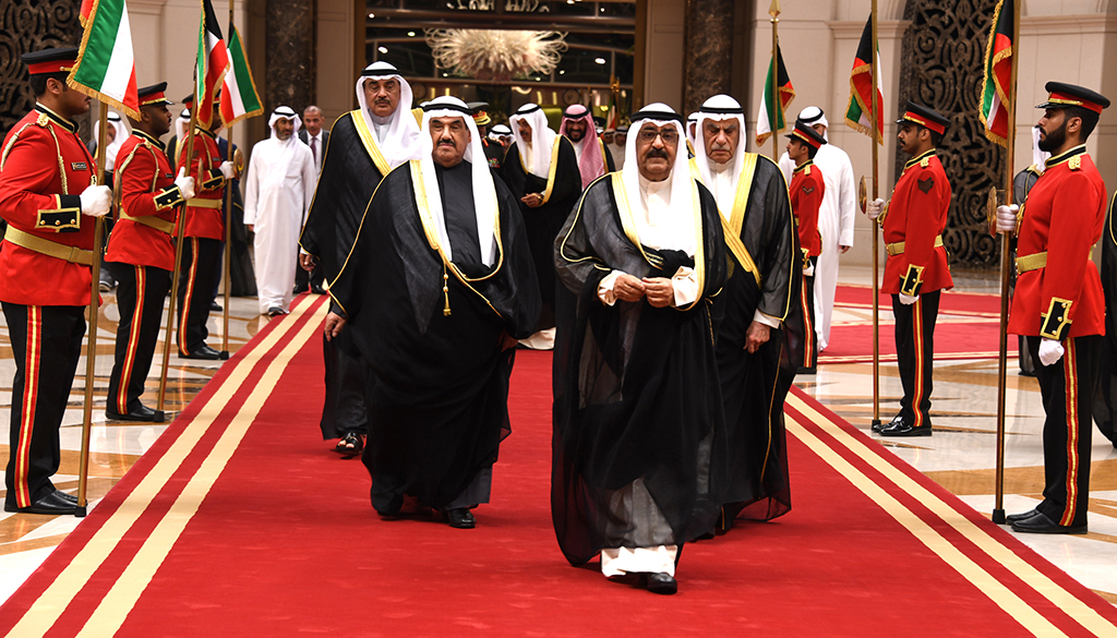 KUWAIT: HH the Amir’s Representative HH the Crown Prince of Kuwait Sheikh Mishal Al-Ahmad Al-Jaber Al-Sabah returns home after taking part in the Arab Summit. – KUNA