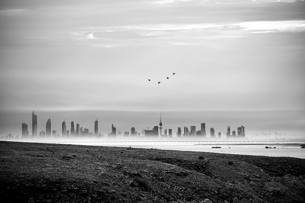 A view of the Kuwait City from Subia. – Photo by Zahra Abbas Bakrawala