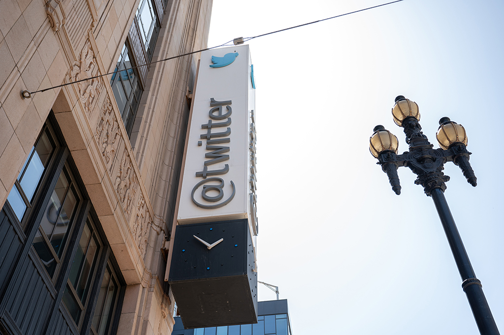 CALIFORNIA: Twitter headquarters is pictured in downtown San Francisco, California. - AFP