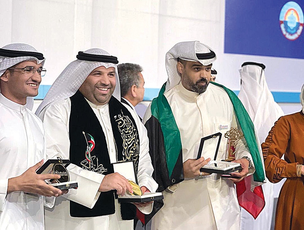 DUBAI: Kuwaiti inventor Adel Al-Wusais was placed first on a GCC level for his desalination and water treatment project during an event held on the sidelines of Expo Dubai. - KUNA