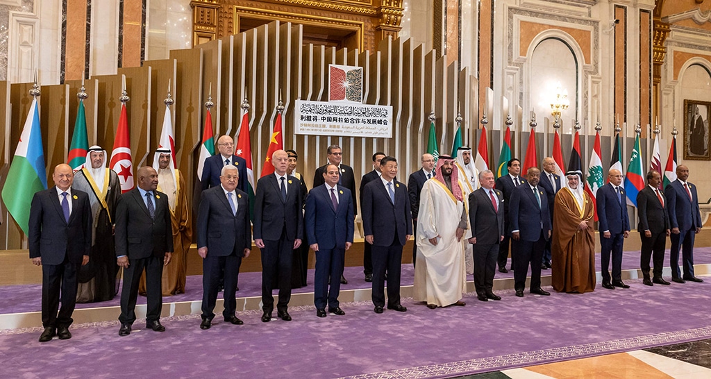 RIYADH: Leaders of the China-Arab Summit pose for a group picture at King Abdulaziz International Convention Center on Dec 9, 2022. – AFP