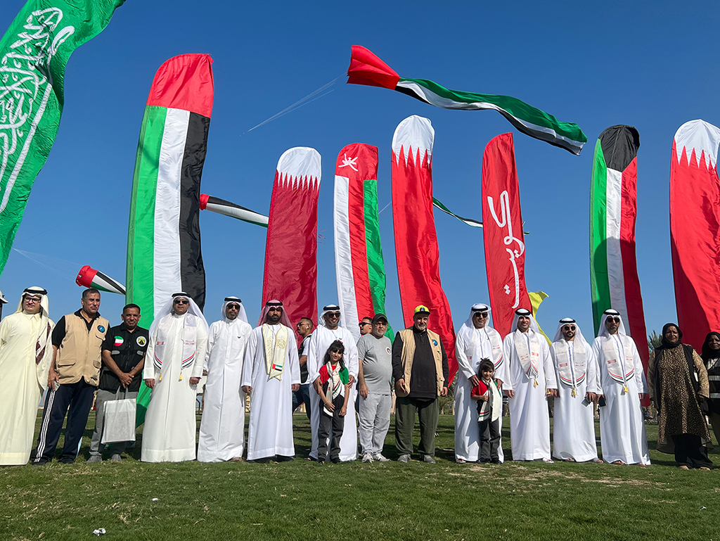KUWAIT: UAE Ambassador Matar Al-Neyadi and embassy staff attend the celebration. - KUNA