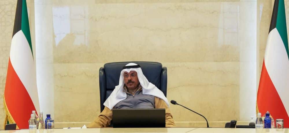 KUWAIT: His Highness the Prime Minister Sheikh Ahmad Nawaf Al-Ahmad chairs a Cabinet meeting in this file photo. - KUNA