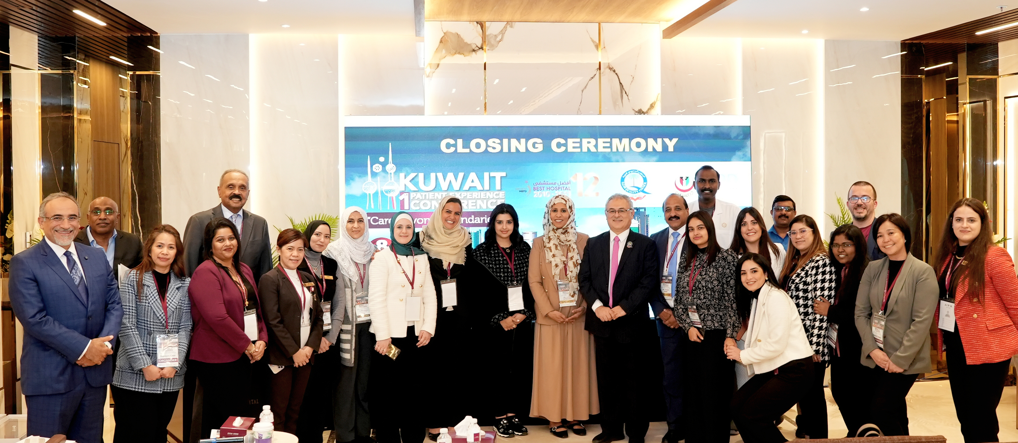 KUWAIT: Group picture of Royale Hayat Hospital team with Dr Abubakr Elmardi (fifth from left), Chief Strategy Officer and Head of Obstetrics &amp; Gynecology.