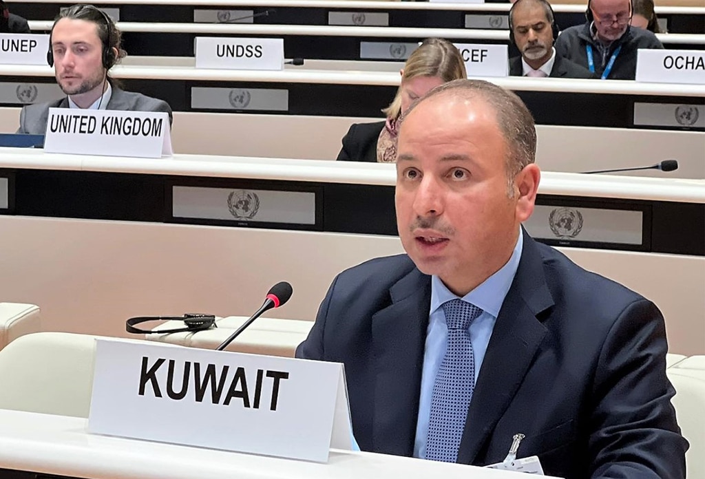 GENEVA: Permanent Representative to the UN and other international organization in Geneva Ambassador Nasser Al-Hain. - KUNA