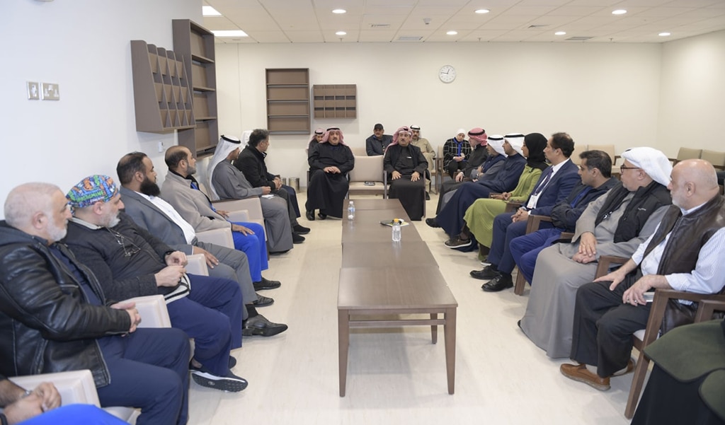 KUWAIT: Health Minister Dr Ahmad Al-Awadhi presides over a meeting to review the preparations for the opening of the third phase of Farwania Hopsital.