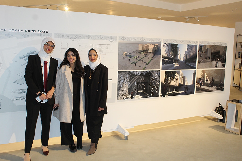KUWAIT: Students display concepts for Kuwait’s pavilion at Osaka Expo 2025.