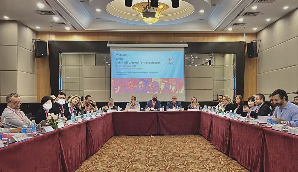 KUALA LUMPUR: The annual partners' meeting of the International Federation of Red Cross and Red Crescent Societies (IFRC).- KUNA