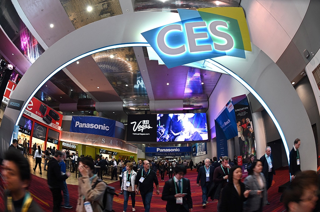 LAS VEGAS: In this file photo taken on January 10, 2020 attendees walk through the Las Vegas Convention Center on the final day of the 2020 Consumer Electronics Show (CES) in Las Vegas, Nevada. - AFP