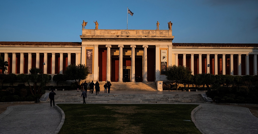This picture shows the National Archaeological Museum in Athens. – AFP