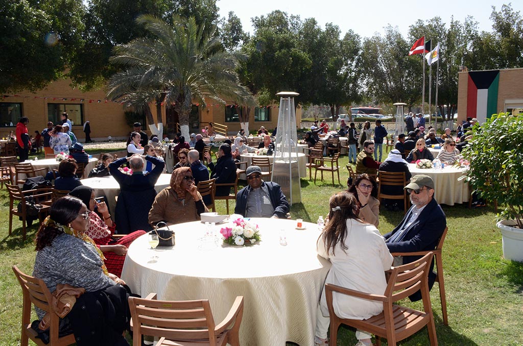 KUWAIT: Foreign ambassadors and their staff attend the event at Al-Azayez Farm.