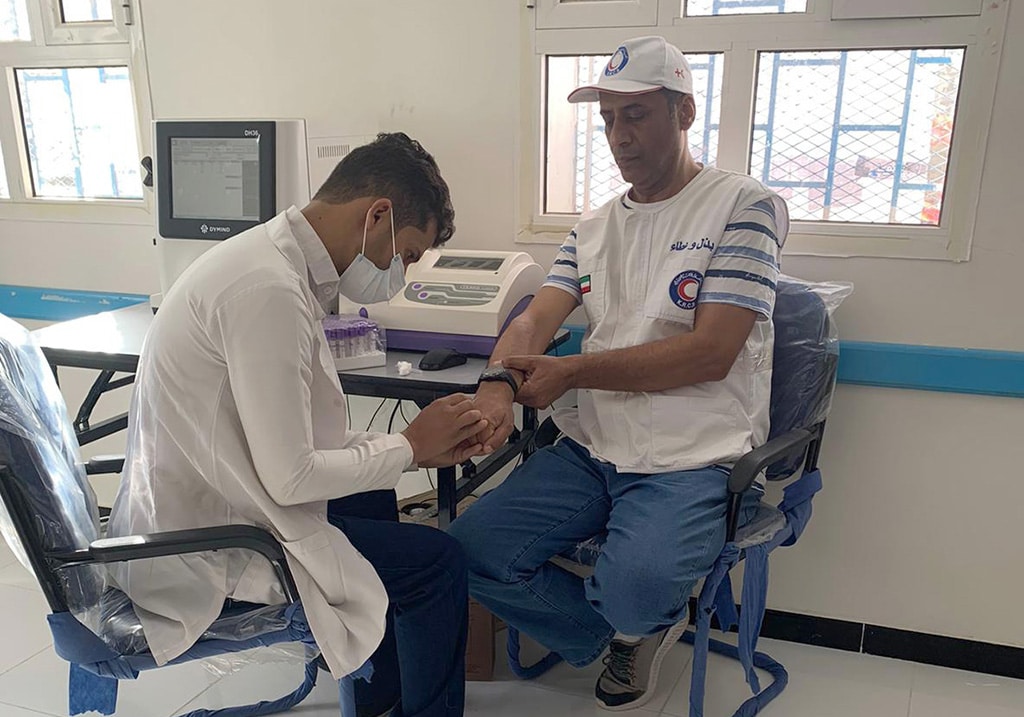 ADEN: KRCS launched a medical camp at the Kara General Hospital among other medical and developmental projects in Yemen's Ma'rib. -  KUNA photos