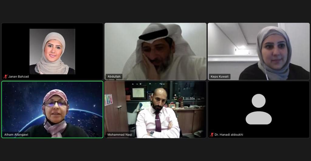 KUWAIT: Experts shown in a screenshot from the webinar, where they clarified the science behind earthquakes and debunked false information.