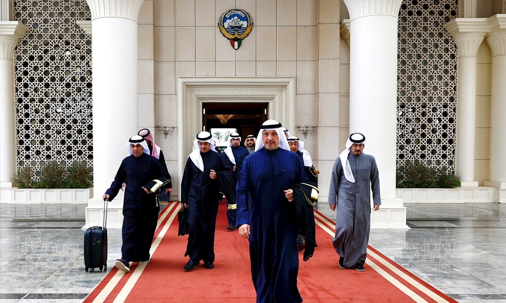 Foreign Minister Sheikh Salem Abdullah Al-Jaber Al-Sabah heads to Egypt to partake in Al-Quds Conf.