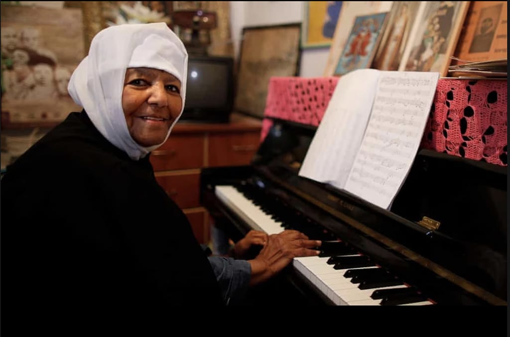 The celebrated Ethiopian pianist and nun Emahoy Tsegue-Maryam Guebrou