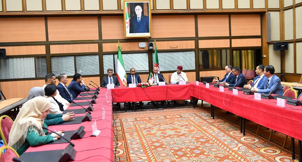 ALGIERS: Algerian parliament launched the Algerian-Kuwaiti parliamentary friendship group to bolster legislative ties between the two countries and share expertise on all levels. — KUNA photos
