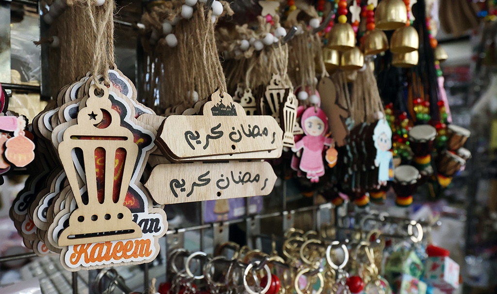 KUWAIT: Ramadan decorations are seen in a shop at a market in Kuwait City. — Photos by Yasser Al-Zayyat photos