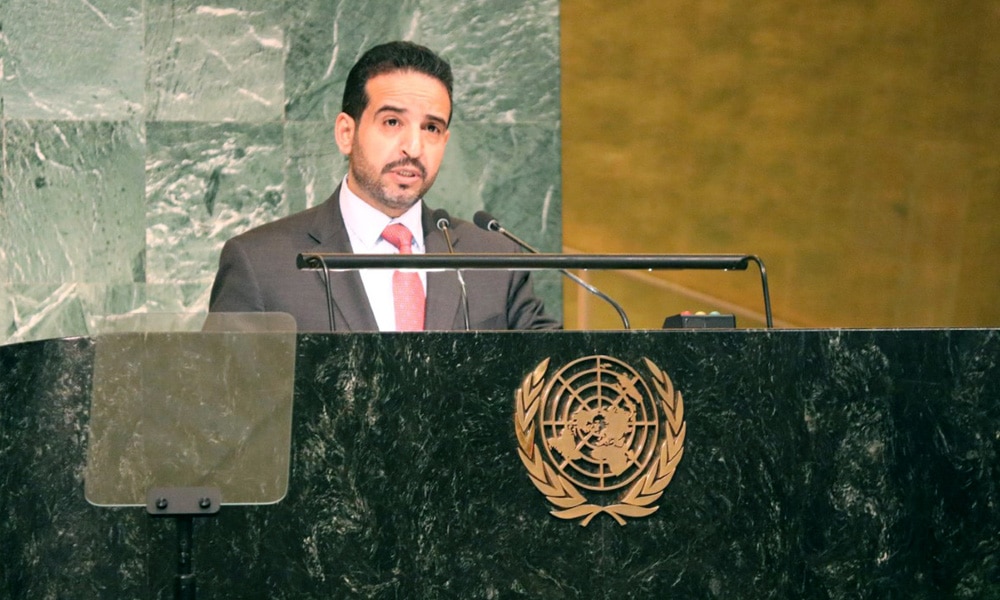 Abdulaziz Ammash, the counsellor of the Kuwait permanent mission at the UN
