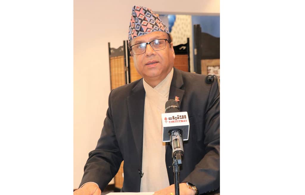 Ambassador of Nepal Durga Prasad Bhandari