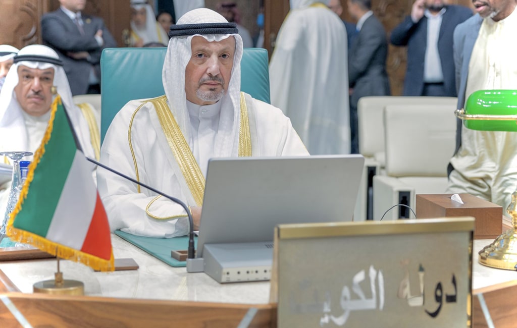 Kuwaiti Foreign Minister Sheikh Salem Abdullah Al-Jaber Al-Sabah