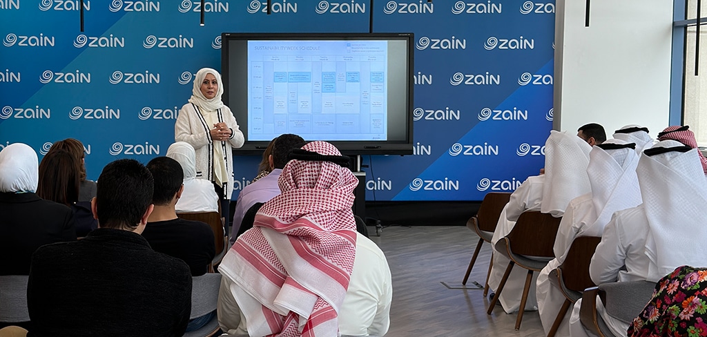KUWAIT: Eaman Al-Roudhan outlines Zain’s sustainable development strategy.