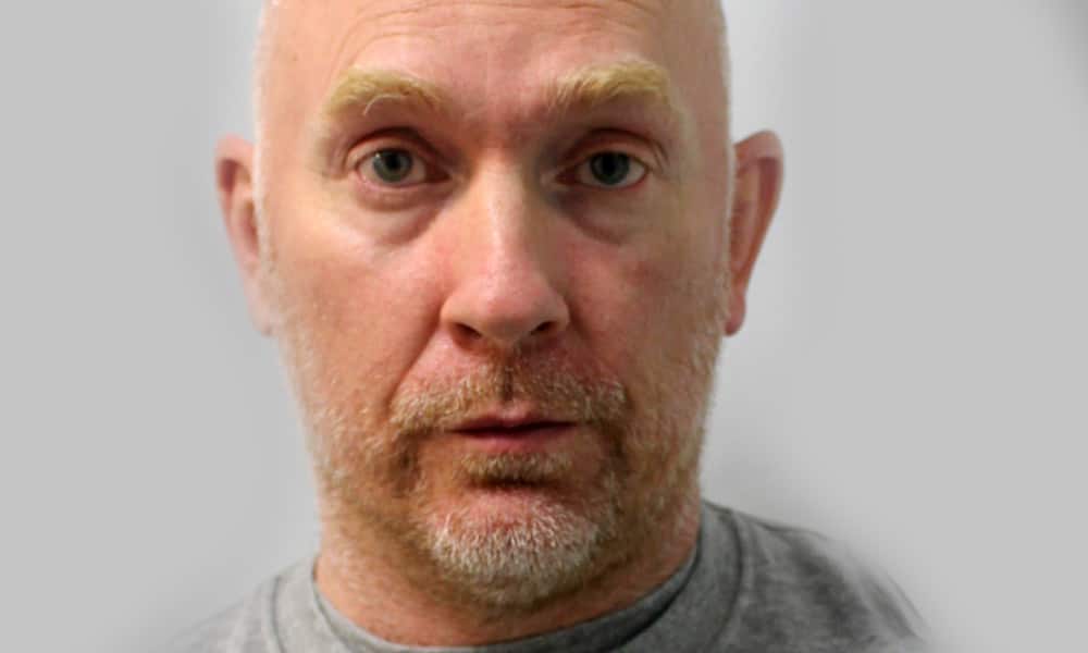 This file photo released by the Metropolitan Police on July 09, 2021, shows British police officer Wayne Couzens, 48, jailed for the murder of Sarah Everard.