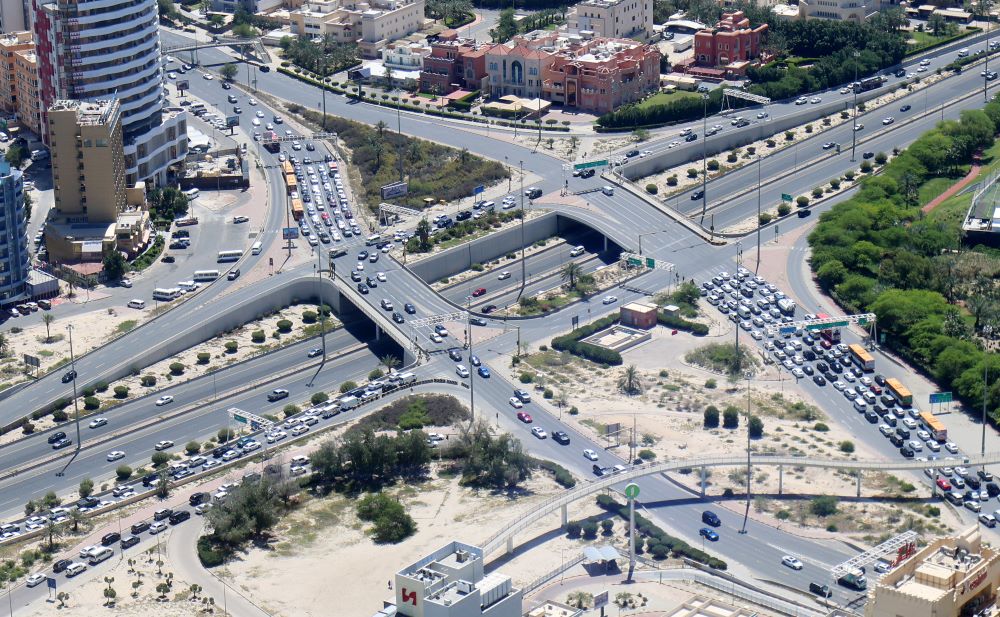 KUWAIT: Generally smooth traffic on main highways in Kuwait on Wednesday. - Photo by Yasser Al-Zayyat