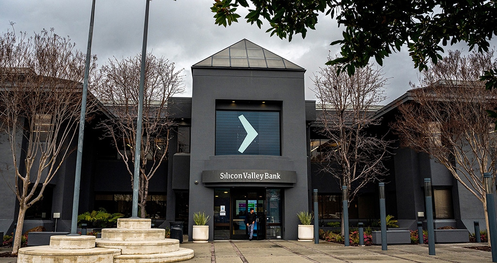 Silicon Valley Bank headquarters in Santa Clara, Calif., on March 9, 2023.