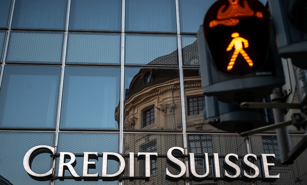 BASEL: In this file photo taken on April 4, 2023, a sign of Swiss bank Credit Suisse is seen in Basel. – AFP