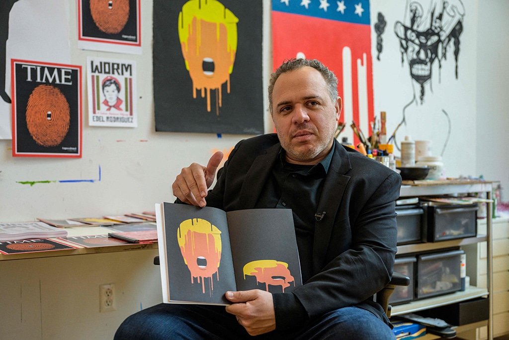Edel Rodriguez, the artist who draws Trump to fight him