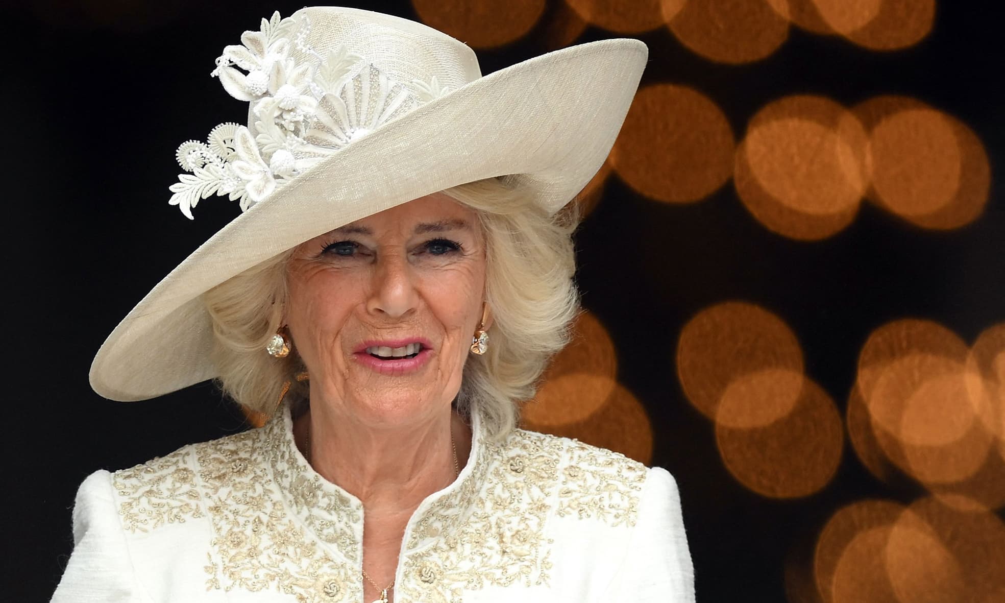 In this file photo Britain's Camilla, Duchess of Cornwall, leaves at the end of the National Service of Thanksgiving for The Queen's reign at Saint Paul's Cathedral in London as part of Queen Elizabeth II's platinum jubilee celebrations. –AFP photos