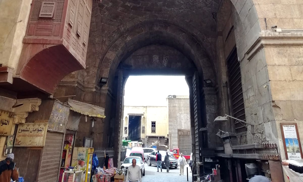 One of Bab Zuweila gate's ginormous doors.