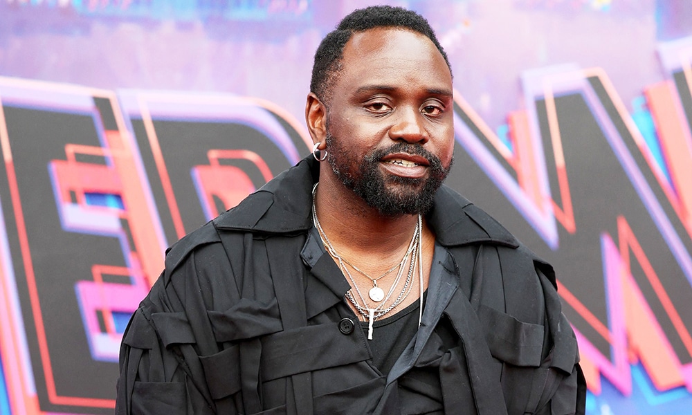 Brian Tyree Henry attends the world premiere of 'Spider-Man: Across The Spider-Verse' at Regency Village Theatre.