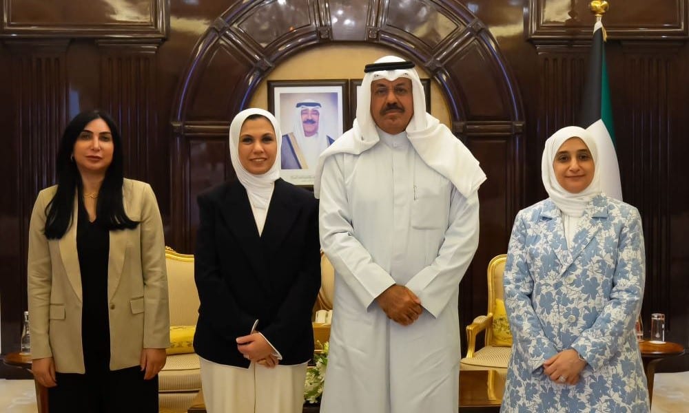 KUWAIT: (From left) Director General of the Public Authority for Disability Affairs Dr Bibi Al-Omairi, Minister of Social Affairs Mai Al-Baghli, His Highness the Prime Minister Sheikh Ahmad Nawaf Al-Ahmad Al-Sabah and Deputy Director General of the Public Authority for Disability Affairs Dr Nahed Al-Atiqi.