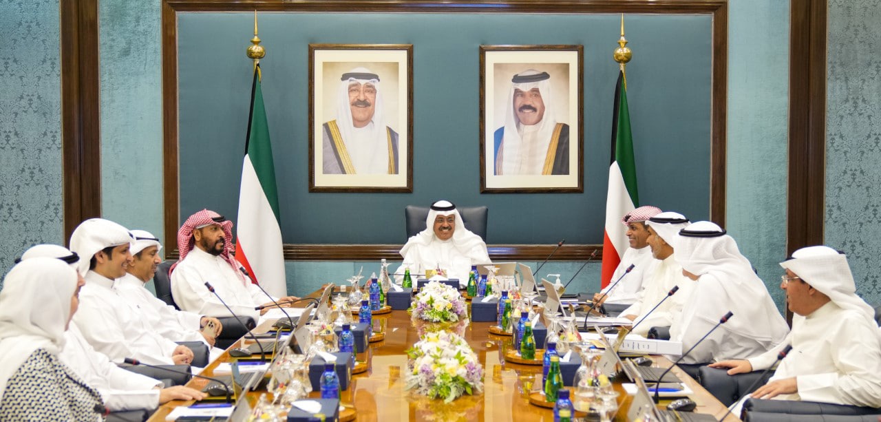 KUWAIT: HH the Prime Minister Sheikh Ahmad Al-Nawaf Al-Sabah chairs a Cabinet meeting on May 1, 2023. – KUNA