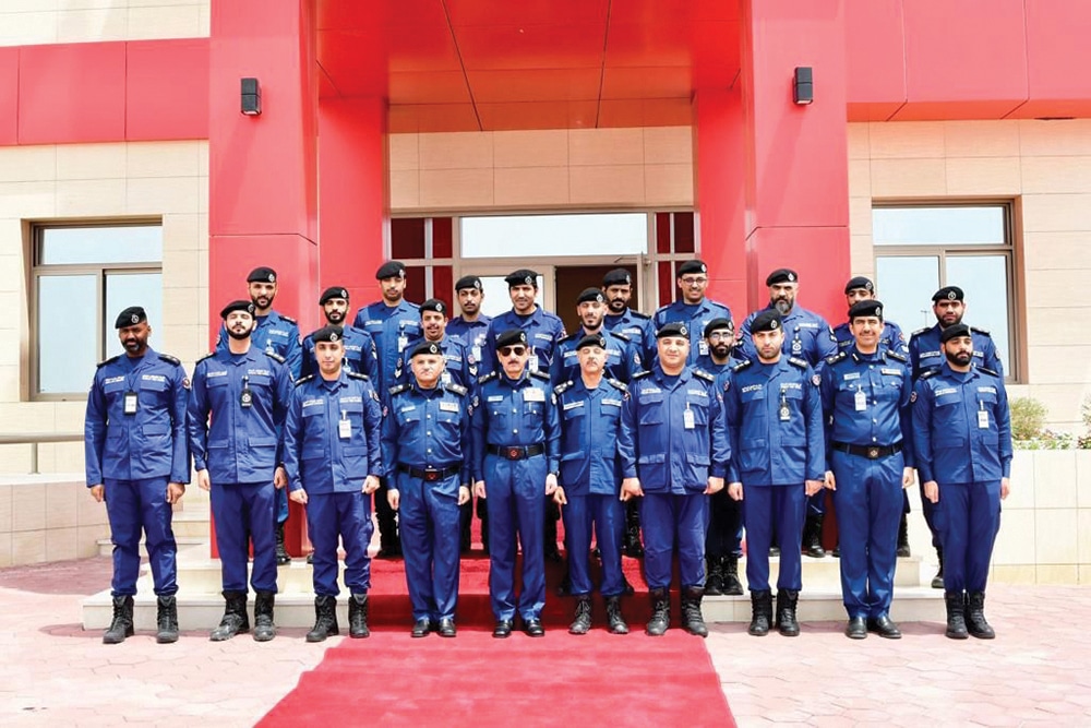 KUWAIT: The head of the general fire force, Lieutenant General Khaled Al-Mekrad on Thursday inaugurated the Al-Samoud Fire Center in the Abdullah Al-Mubarak area. — KUNA
