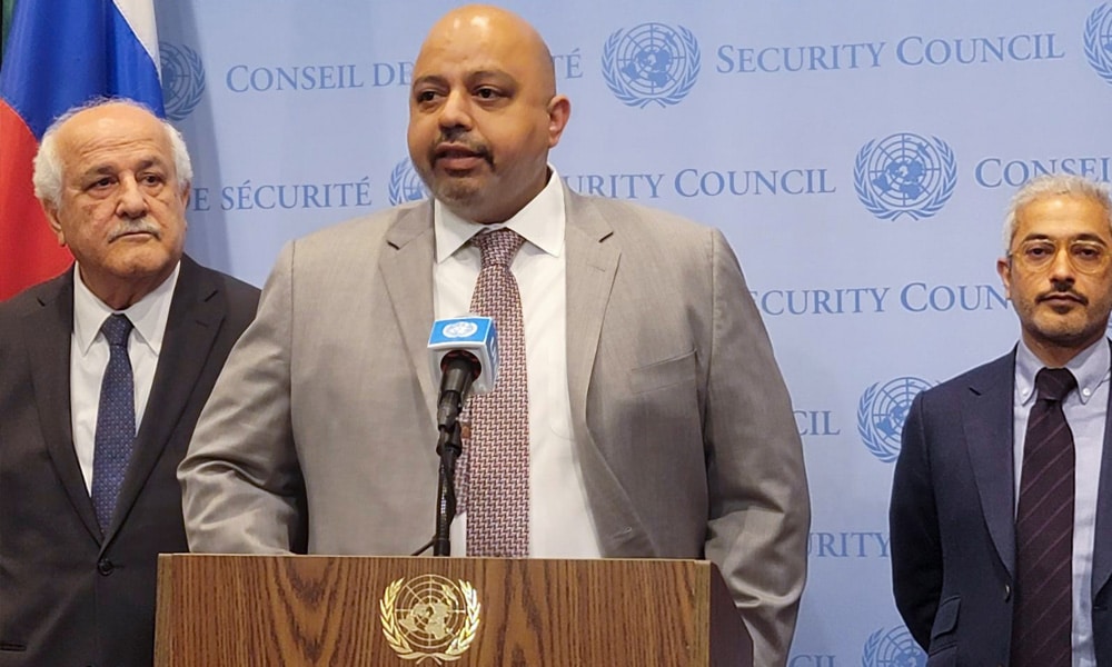 Kuwait's Permanent Representative to the UN headquarters in New York Ambassador Tareq Al-Banai.