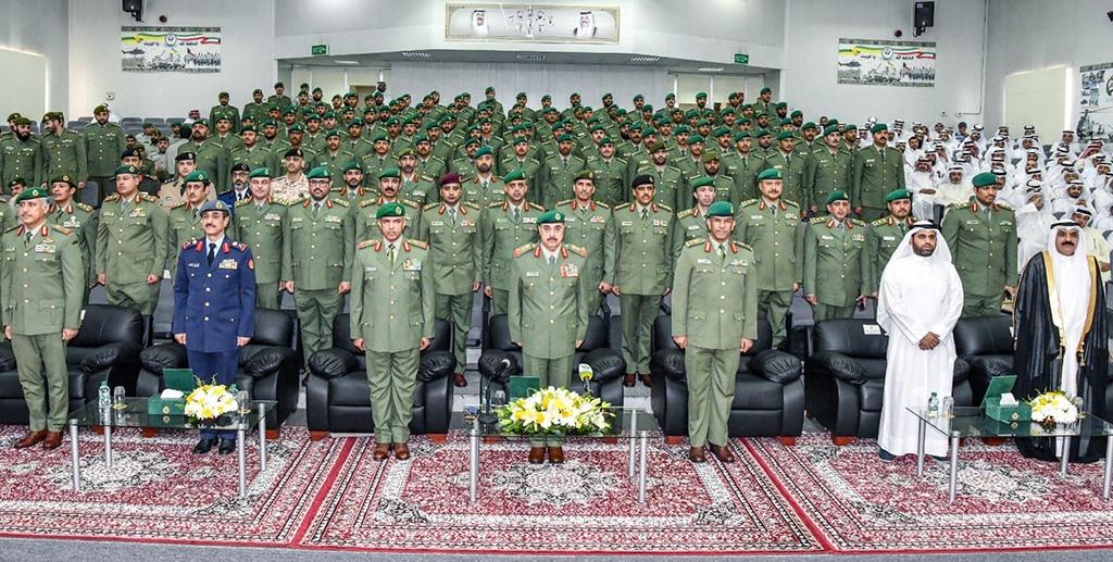KUWAIT: The National Guard celebrated the graduation of a new batch of officers. -- KUNA