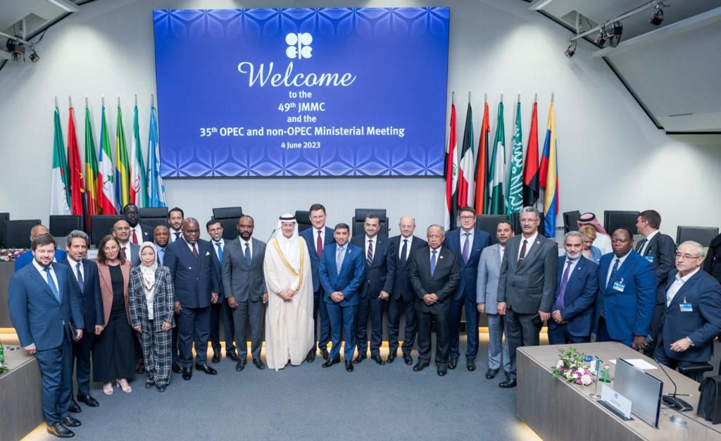 VIENNA: Officials are seen during the 35th meeting for OPEC and non-OPEC producing countries on Saturday. – KUNA