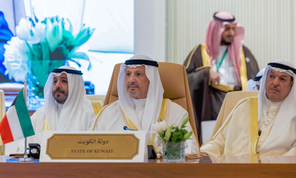 Kuwait Minister of Foreign Affairs Sheikh Salem Abdullah Al-Jaber Al-Sabah