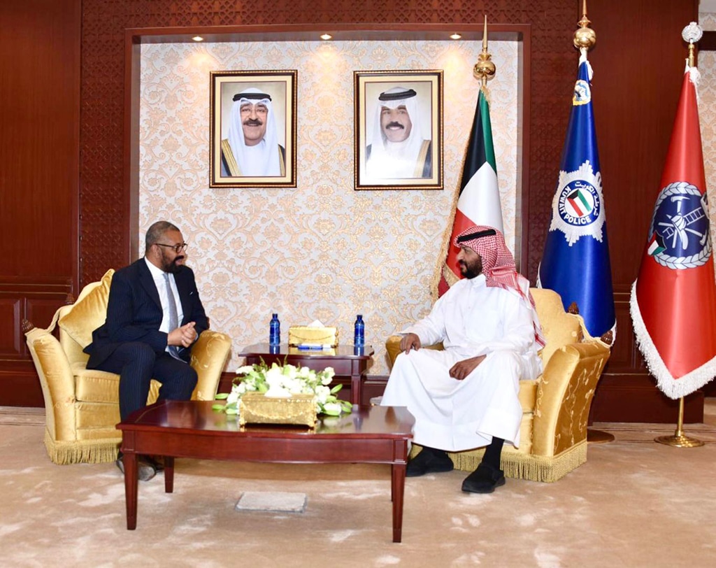 KUWAIT: First Deputy Prime Minister and Minister of Interior receives UK Secretary of State for Foreign, Commonwealth and Development Affairs. --KUNA