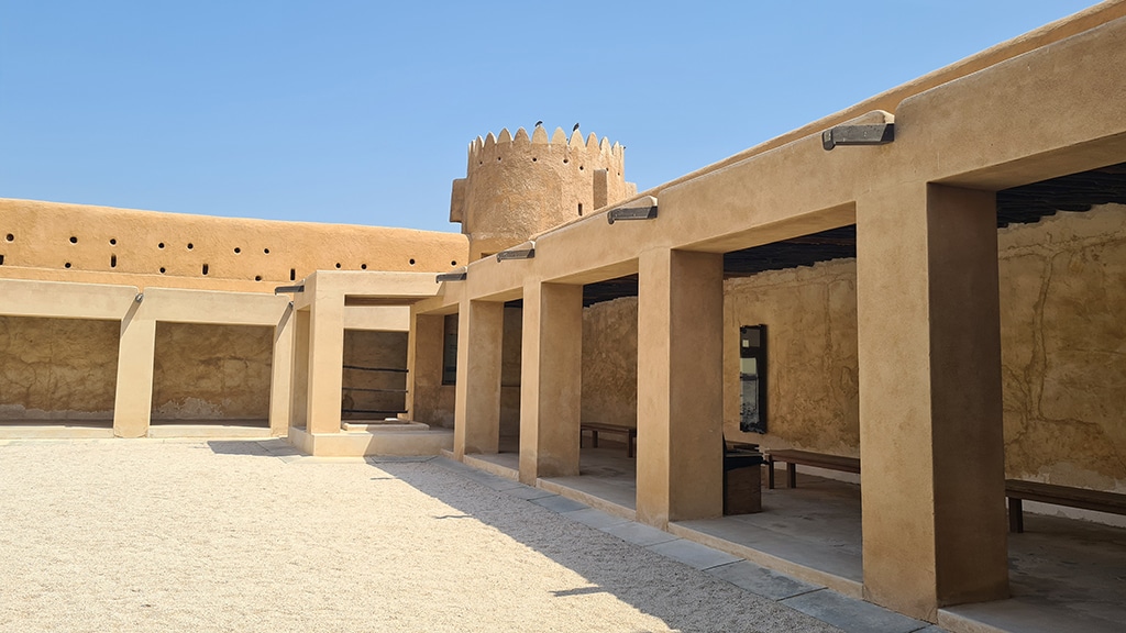The inside view of the site.
