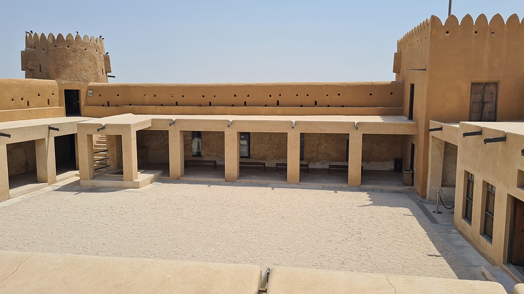 The inside view of the site.